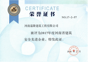 榮譽(yù)證書(shū)